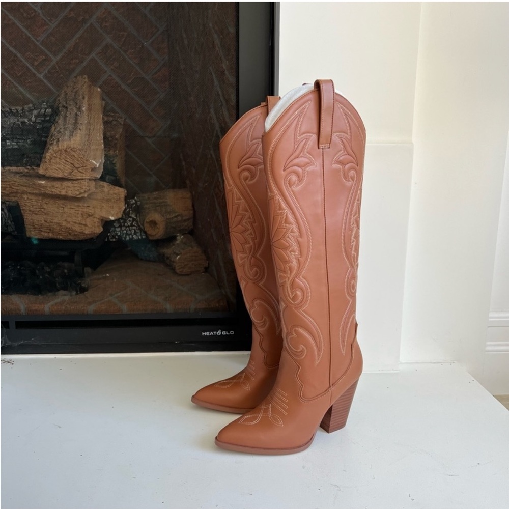 Steve Madden Western Lasso Leather Boots